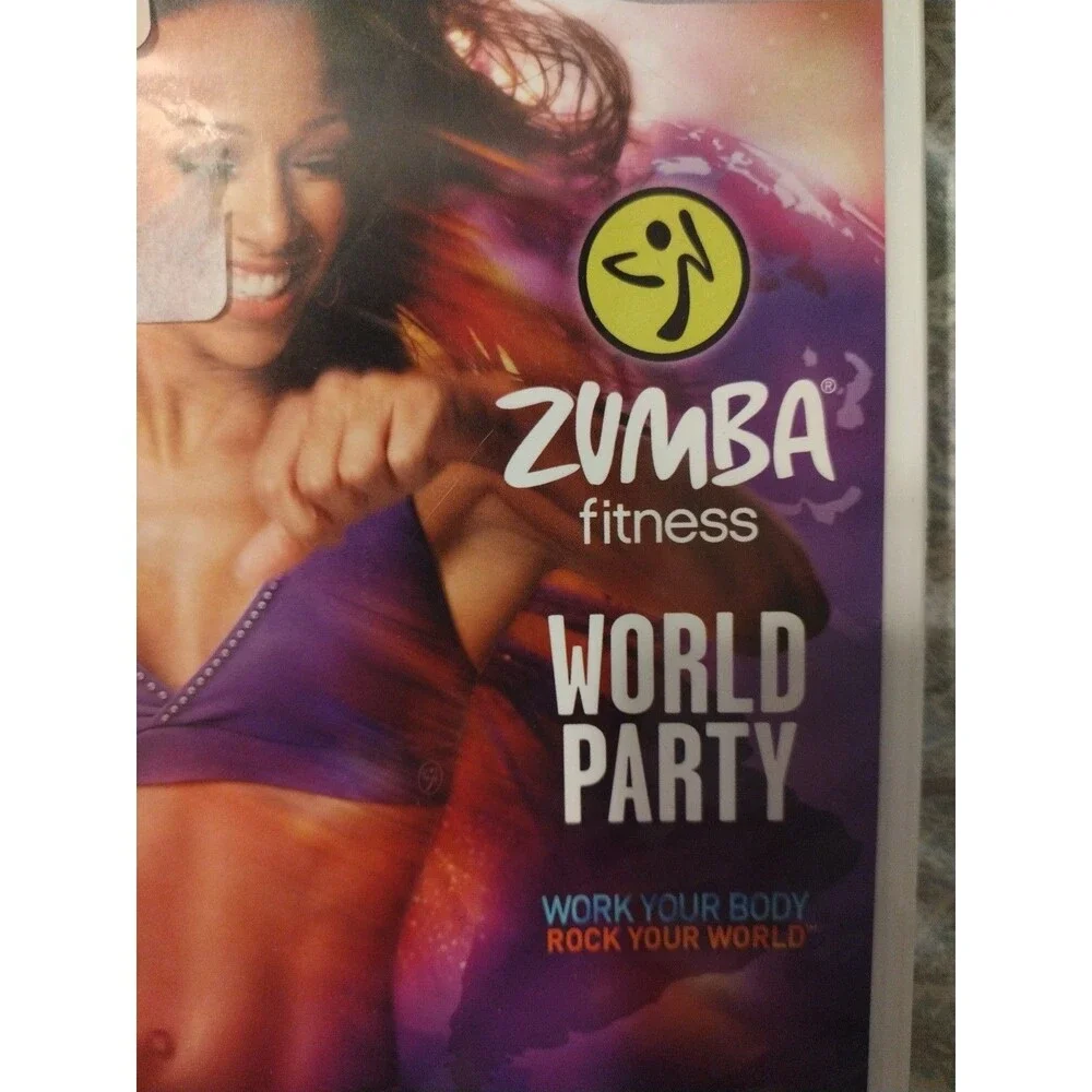 Zumba Fitness World Party (Nintendo Wii, 2013) Complete Tested Free shipping USA
